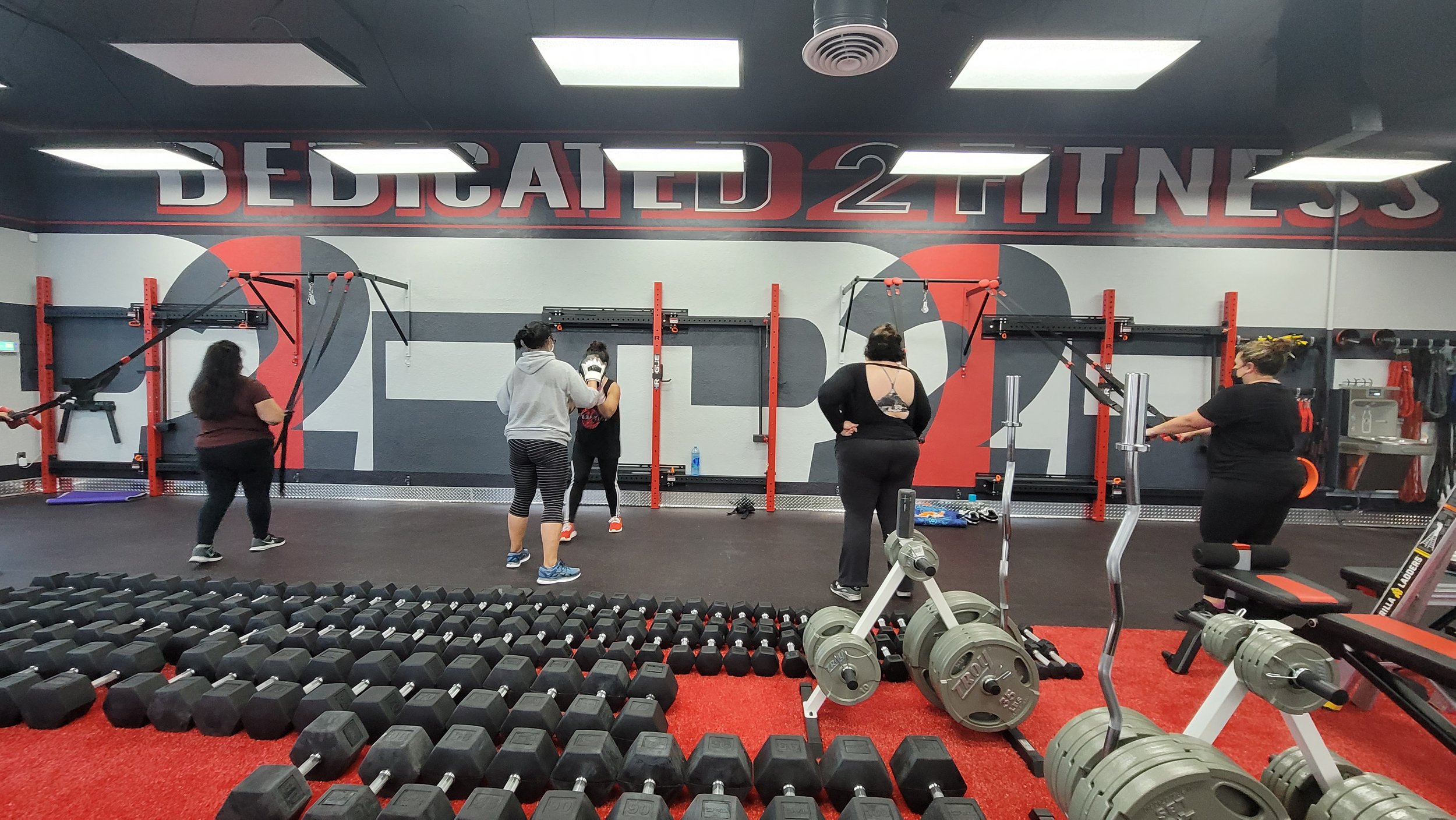 Personal training session at Dedicated 2 Fitness in Rodeo